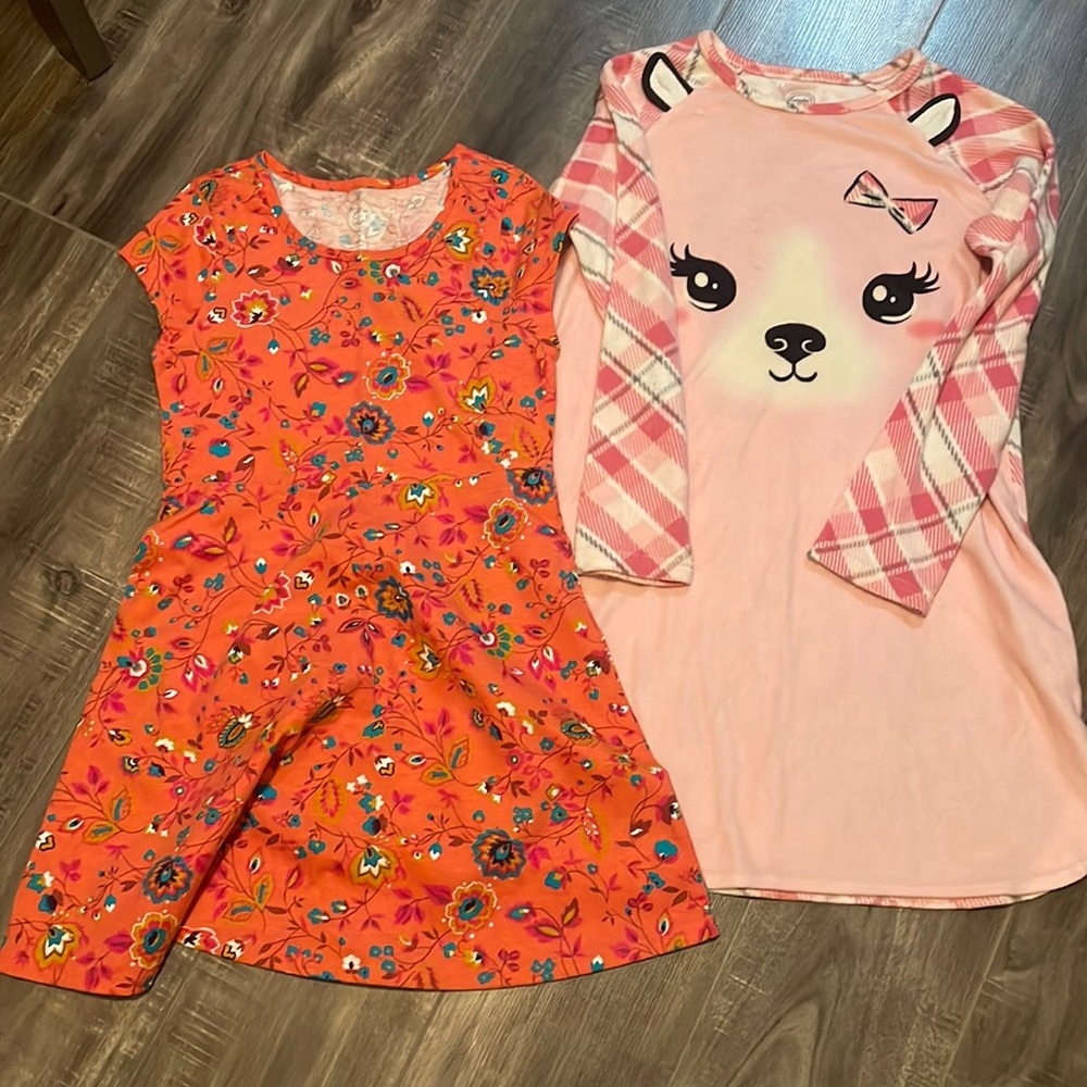 Girls Pajama Dress and Summer Dress